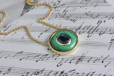 collier malachite